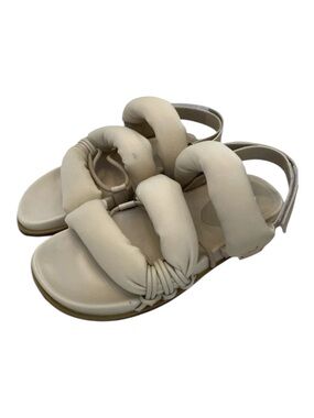 Azalea Wang Womens Captivating Bone Sandals Size 7 Open Toe